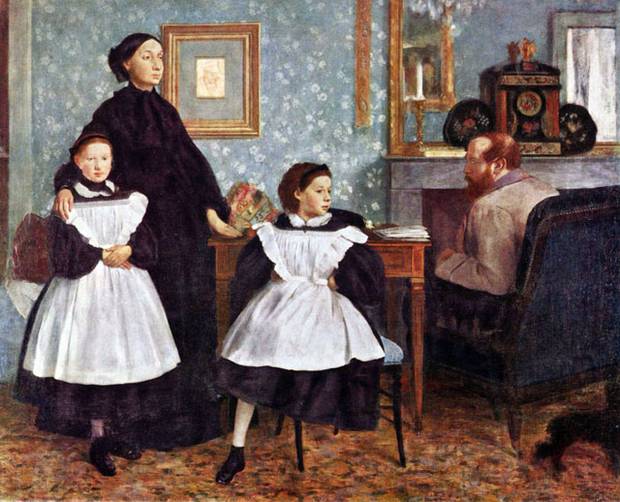 "The Bellelli Family," by Degas. 1858-1860.